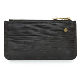 Louis Vuitton Black Epi Key Pouch Accessories Louis Vuitton