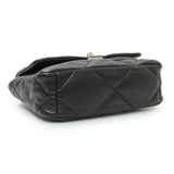 Chanel Black Lambskin Quilted Medium Chanel 19 Flap Handbags Chanel