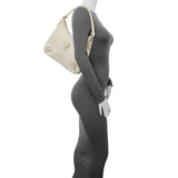 Gucci White Calfskin Abbey D Ring Hobo Handbags Gucci