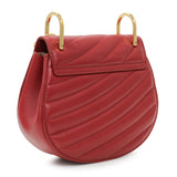Chloe Red Calfskin Quilted Mini Drew Bijou Shoulder Bag Handbags Chloe