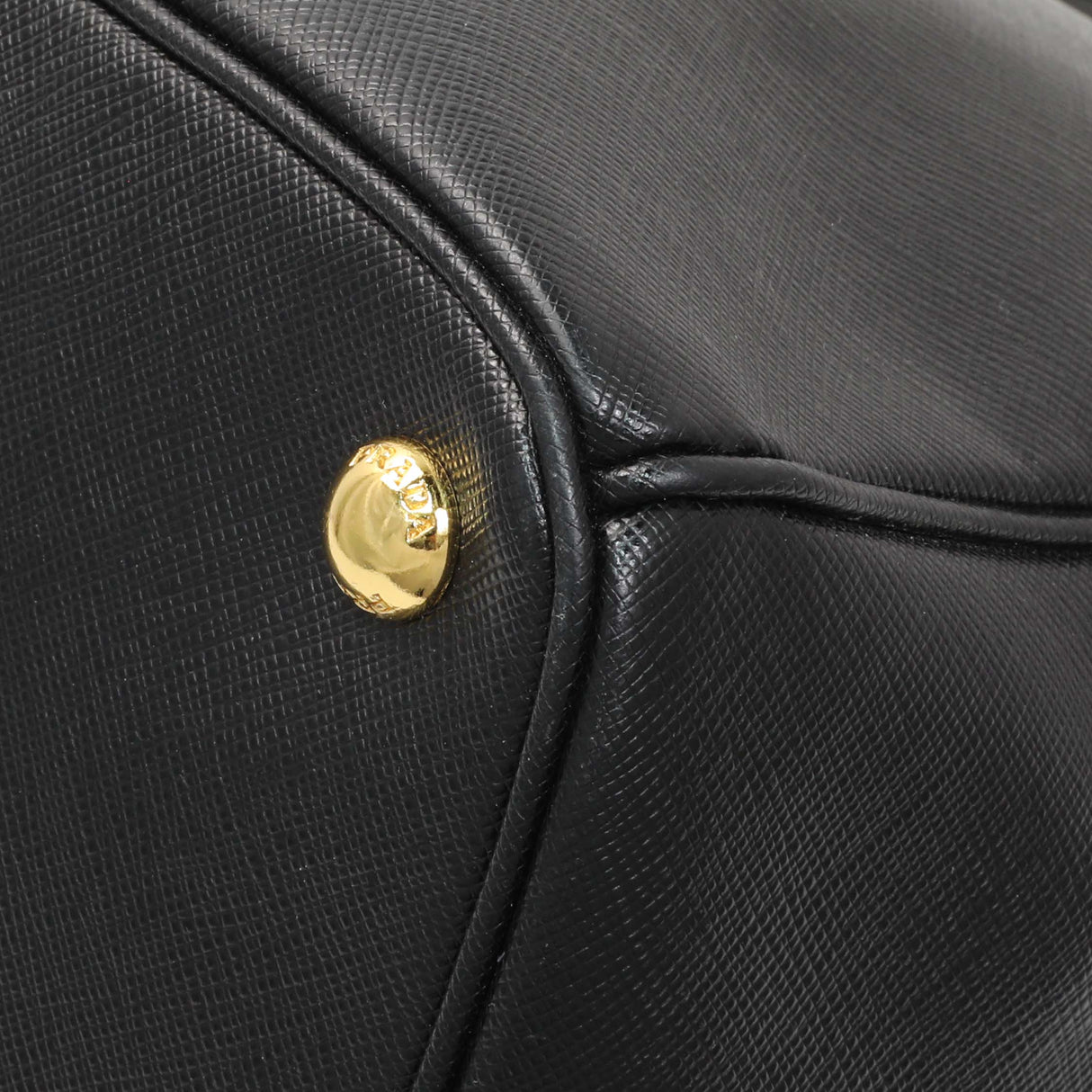 Prada Black Saffiano Large Galleria Double Zip Tote Handbags Prada