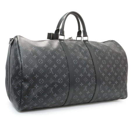 Louis Vuitton Monogram Eclipse Keepall Bandouliere 55 Handbags Louis Vuitton