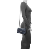 Chanel Navy Caviar Mini Rectangular Flap Handbags Chanel