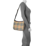 Burberry Vintage Black Nova Check Shoulder Bag Handbags Burberry