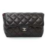 Chanel Quilted Lambskin Flap Cosmetic Case Accessories Chanel