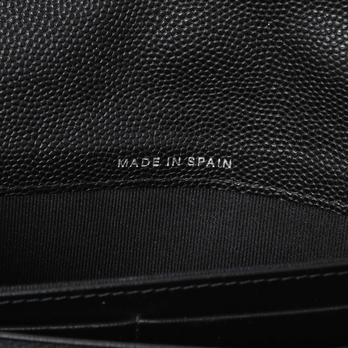 Chanel Black Quilted Caviar Large Boy Gusset Flap Wallet Accessories Chanel