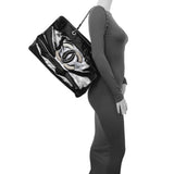 Chanel Black Vinyl Lipstick XLTote Handbags Chanel