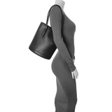 Louis Vuitton Black Epi Petite Bucket