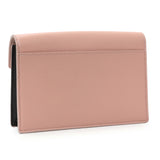 Louis Vuitton Pink Calfskin Mylockme Chain Pochette Handbags Louis Vuitton