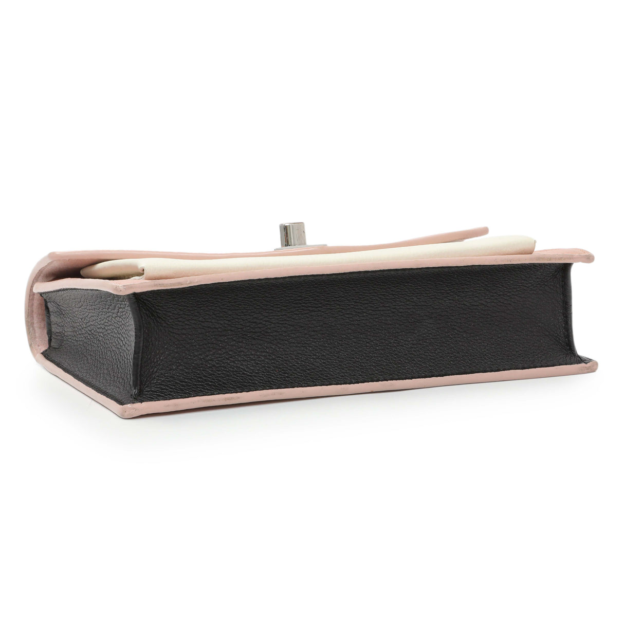 Louis Vuitton Pink Calfskin Mylockme Chain Pochette Handbags Louis Vuitton