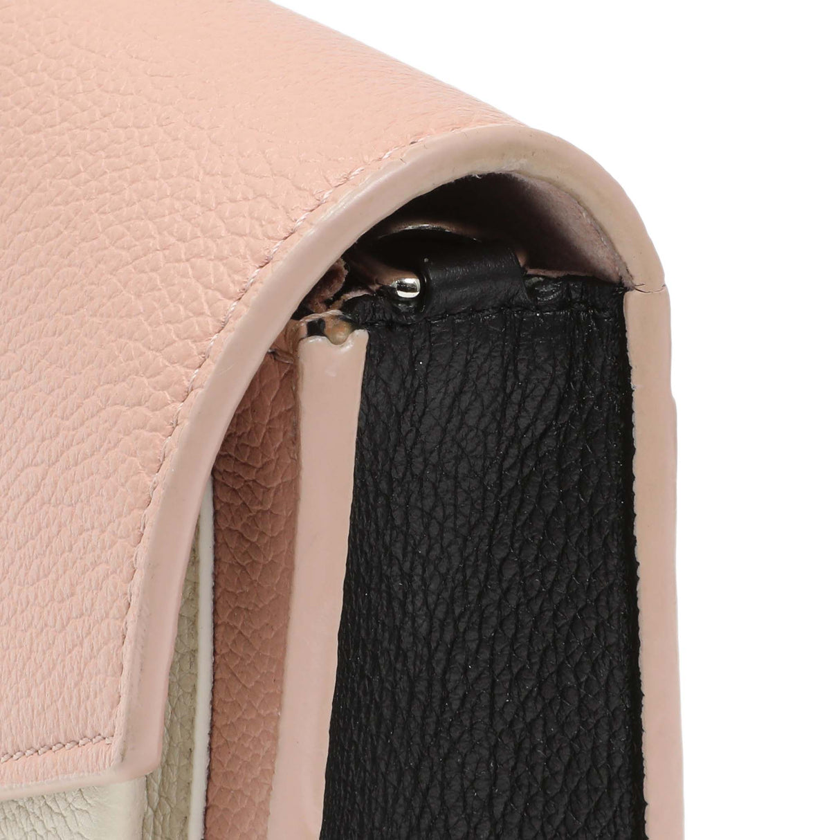 Louis Vuitton Pink Calfskin Mylockme Chain Pochette Handbags Louis Vuitton