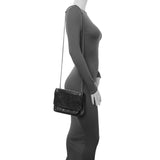 Saint Laurent Crinkled Calfskin Matelasse Monogram Baby Niki Chain Satchel Handbags Saint Laurent