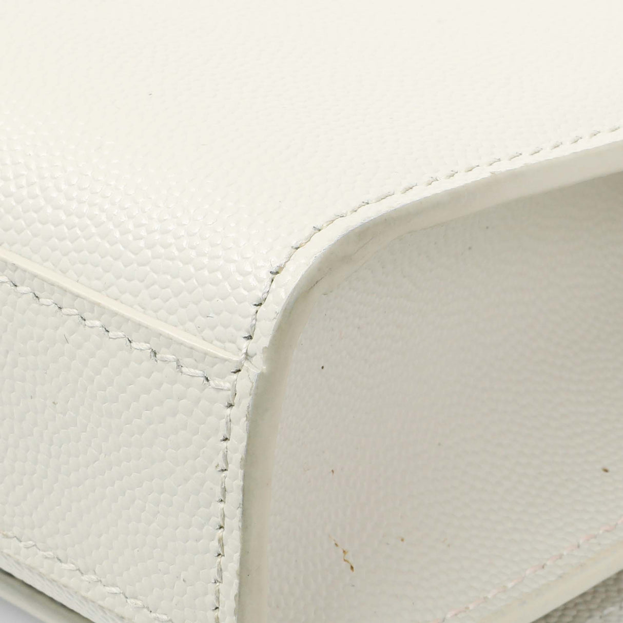 Saint Laurent Crema Soft Grain De Poudre Small Classic Monogram Kate Tassel Satchel Handbags Saint Laurent