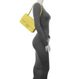 -6 items Wed Oct 14 ⬆️- Chanel Yellow Quilted Caviar Medium Double Flap Handbags Chanel