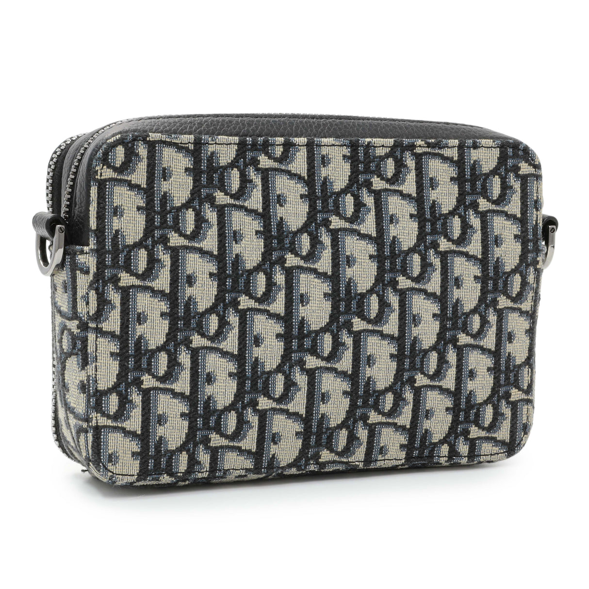 Christian Dior Oblique Zipped Pouch with Strap Handbags Christian Dior