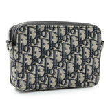 Christian Dior Oblique Zipped Pouch with Strap Handbags Christian Dior