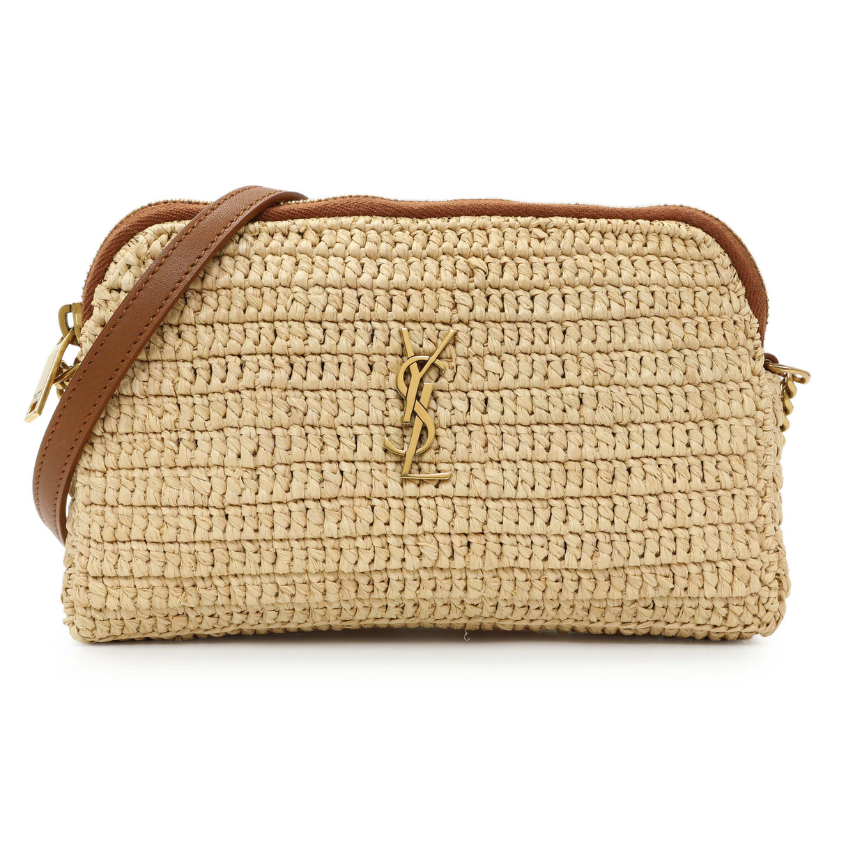 Saint Laurent Raffia Gaby Shoulder Bag Handbags Saint Laurent