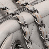 Chanel Grey Quilted Goatskin Chain Shoulder Bag Handbags Chanel