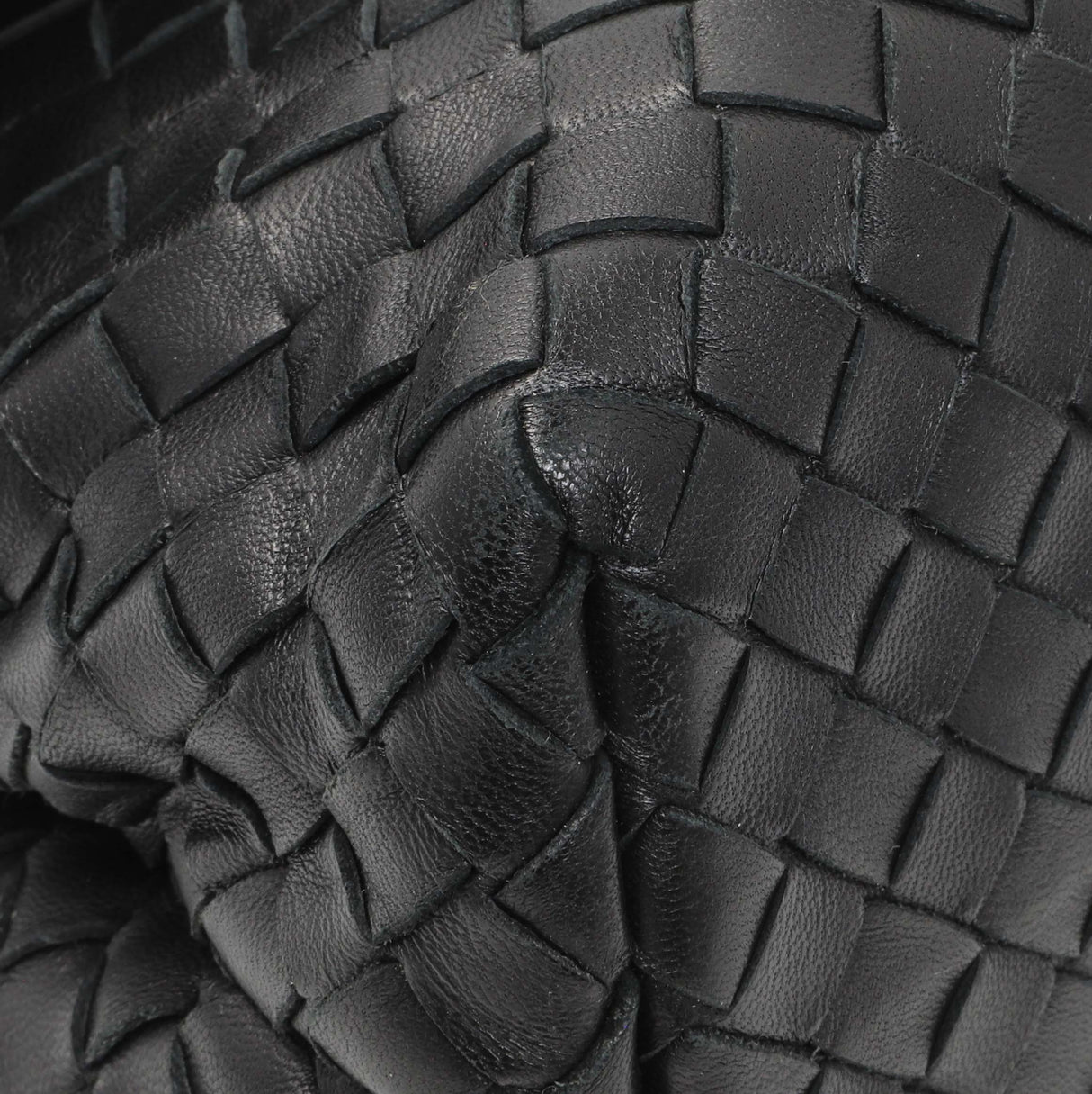Bottega Veneta Black Nappa Intrecciato Small Olimpia Shoulder Bag Handbags Bottega Veneta