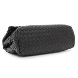 Bottega Veneta Black Nappa Intrecciato Small Olimpia Shoulder Bag Handbags Bottega Veneta