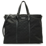 Gucci Black Nylon Monogram Tote Handbags Gucci