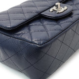 Chanel Navy Caviar Mini Rectangular Flap Handbags Chanel