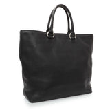 Prada Black Vitello Daino Tote Handbags Prada