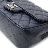 Chanel Navy Caviar Mini Rectangular Flap Handbags Chanel