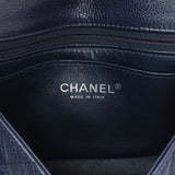 Chanel Navy Caviar Mini Rectangular Flap Handbags Chanel