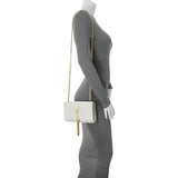 Saint Laurent Crema Soft Grain De Poudre Small Classic Monogram Kate Tassel Satchel Handbags Saint Laurent