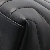 Saint Laurent Black Calfskin Loulou Chain Satchel Small Handbags Saint Laurent