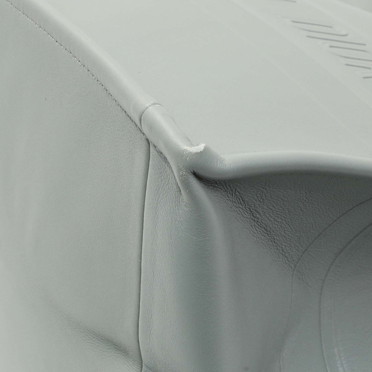 Christian Dior Grey Calfskin Embossed Medium Book Tote