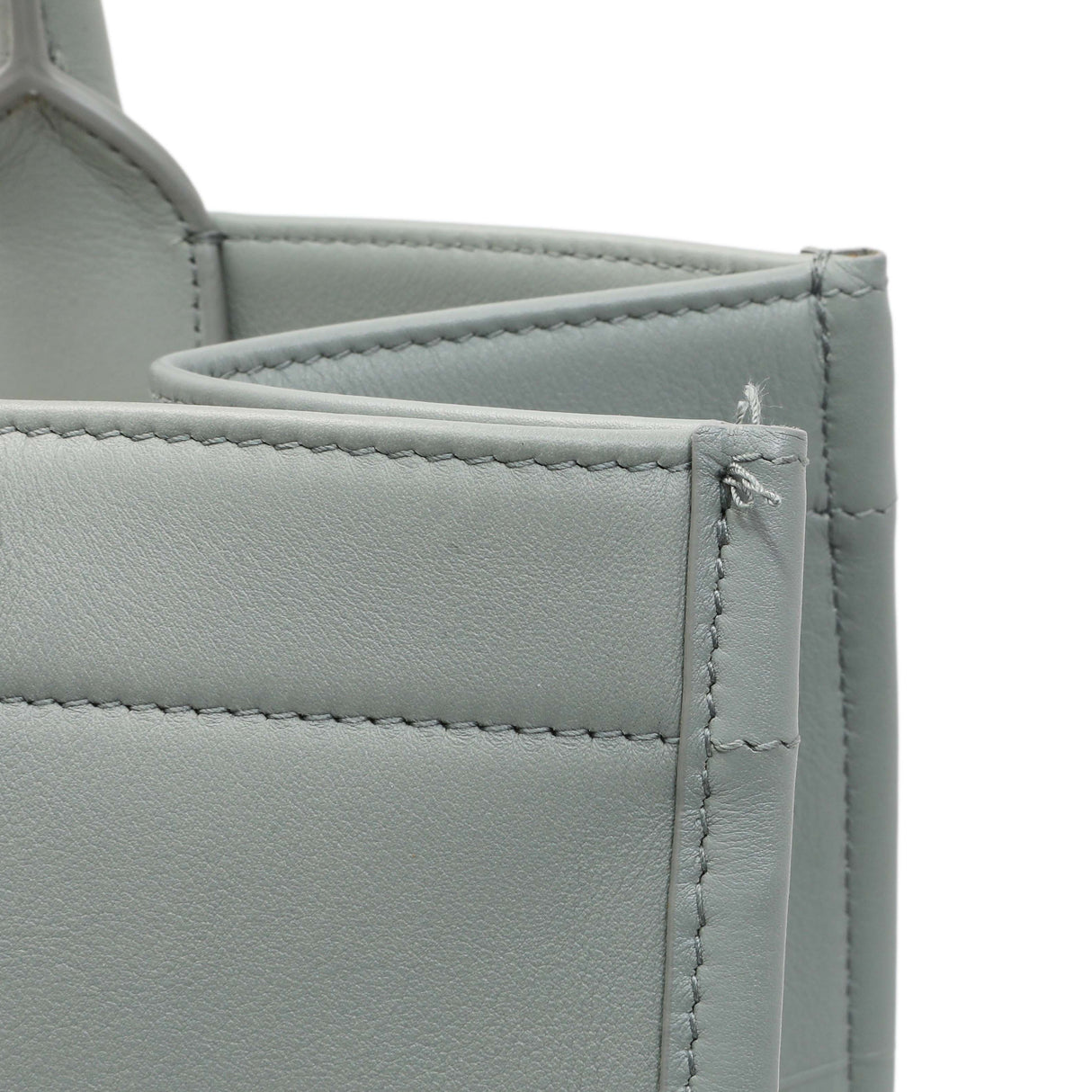 Christian Dior Grey Calfskin Embossed Medium Book Tote