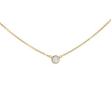 Tiffany & Co. 18K Yellow Gold Diamonds by the Yard Single Pendant Designer Jewellery Tiffany and Co
