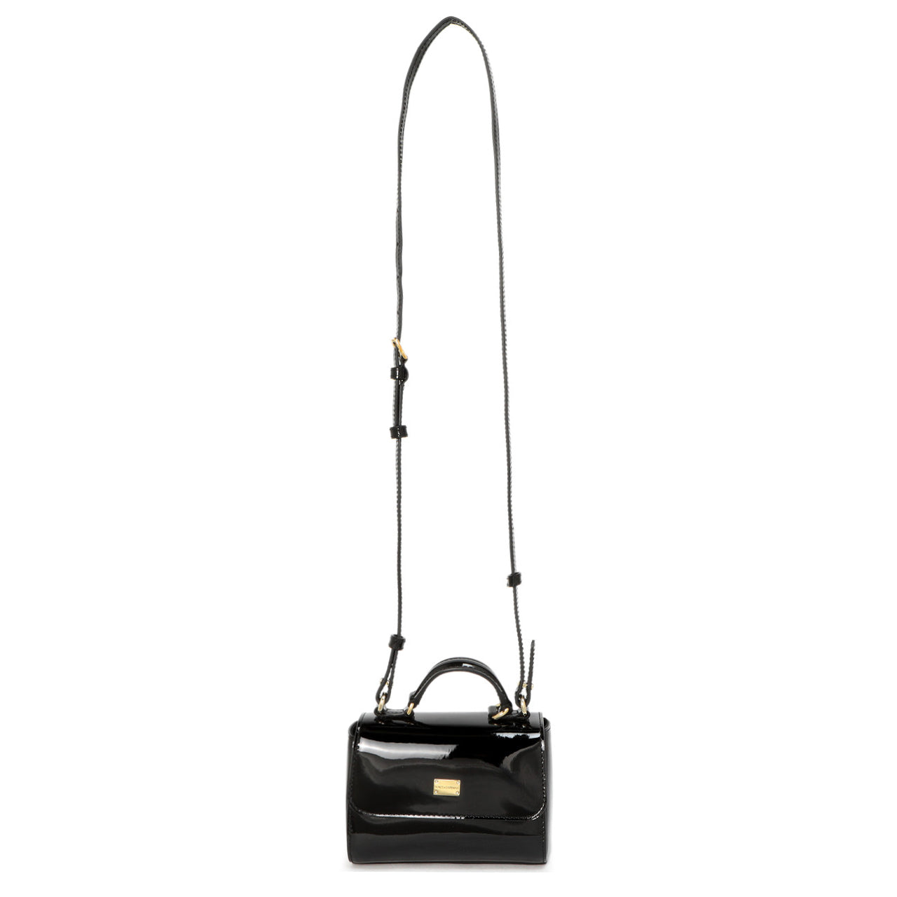 Dolce & Gabbana Black Vernice Mini Satchel – Modaselle