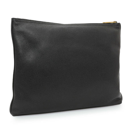 Gucci Logo Print Leather Pouch Handbags Gucci