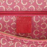 Celine Pink Denim Macadam Boston Bag