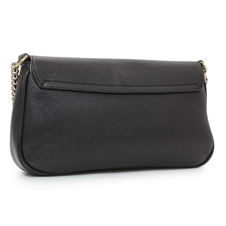Gucci Black Pebbled Calfskin Medium Soho Flap Crossbody Handbags Gucci