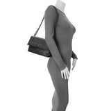 Bottega Veneta Black Nappa Intrecciato Small Olimpia Shoulder Bag Handbags Bottega Veneta