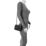 Chanel Black Lambskin Mini Flap Handbags Chanel
