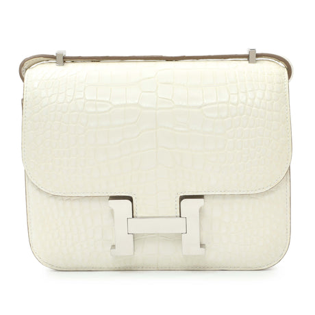 Hermes Béton Matte Alligator Constance 18 Handbags Hermes