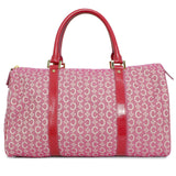 Celine Pink Denim Macadam Boston Bag