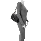 Chanel Black Caviar Jumbo Classic Double Flap Handbags Chanel