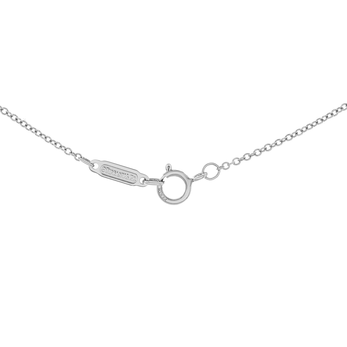 Tiffany & Co. Platinum Solitaire Diamond Pendant Designer Jewellery Tiffany and Co