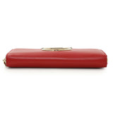 Salvatore Ferragamo Red Calfskin Continental Wallet Accessories Salvatore Ferragamo
