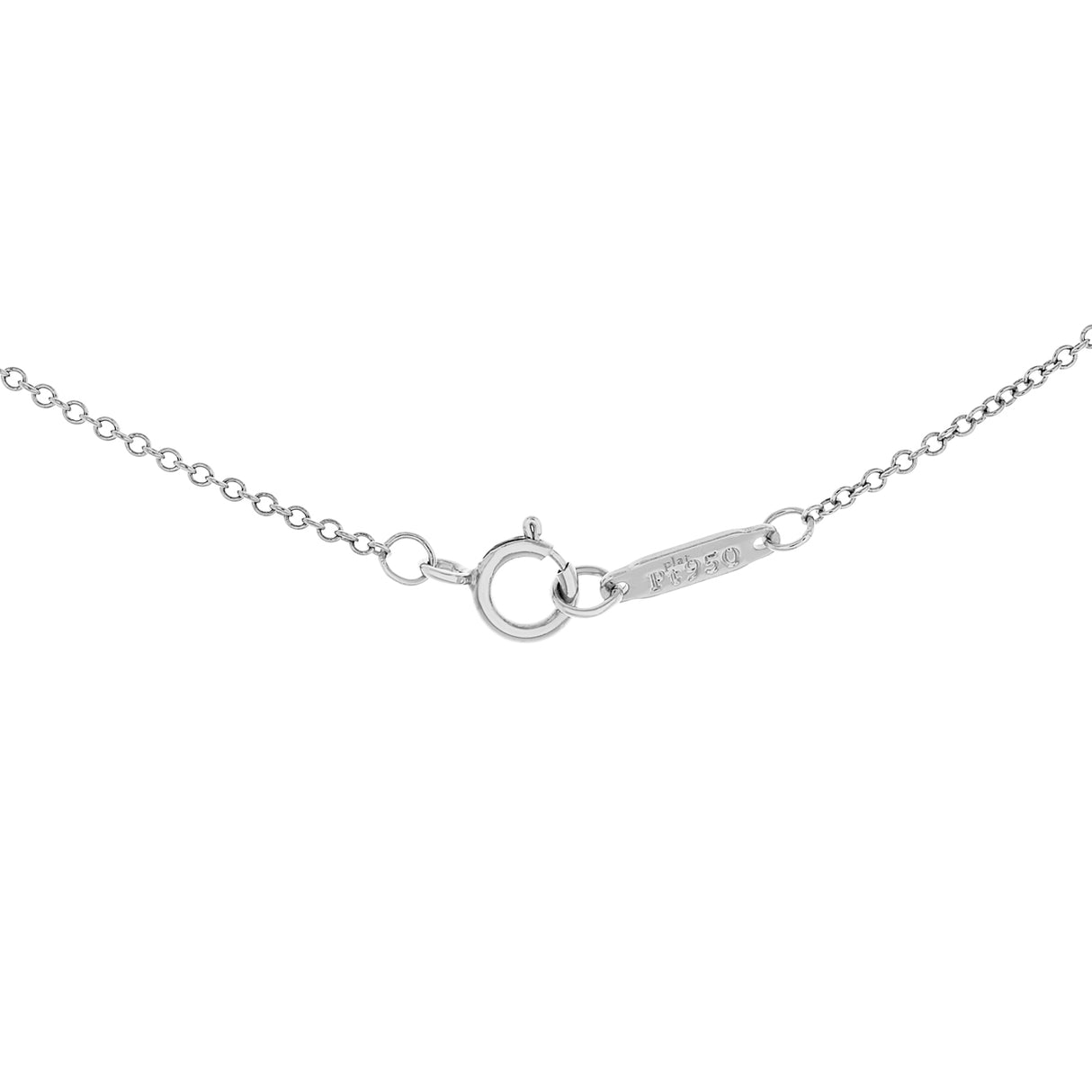 Tiffany & Co. Platinum Solitaire Diamond Pendant Designer Jewellery Tiffany and Co