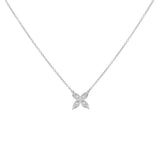 Tiffany & Co. Platinum 0.46 Carat Medium Victoria Pendant Necklace Designer Jewellery Tiffany and Co