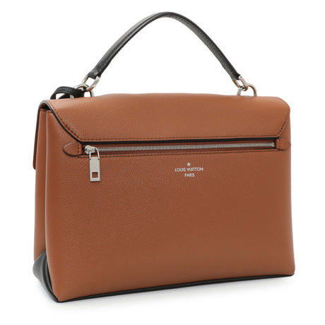 Louis Vuitton Caramel Creme Black Soft Calfskin My Lockme Top Handle Handbags Louis Vuitton
