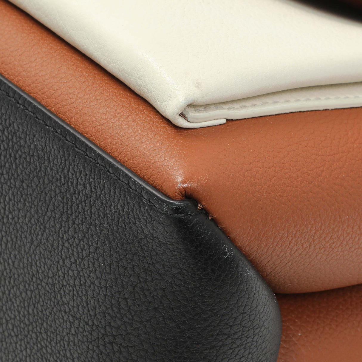 Louis Vuitton Caramel Creme Black Soft Calfskin My Lockme Top Handle Handbags Louis Vuitton