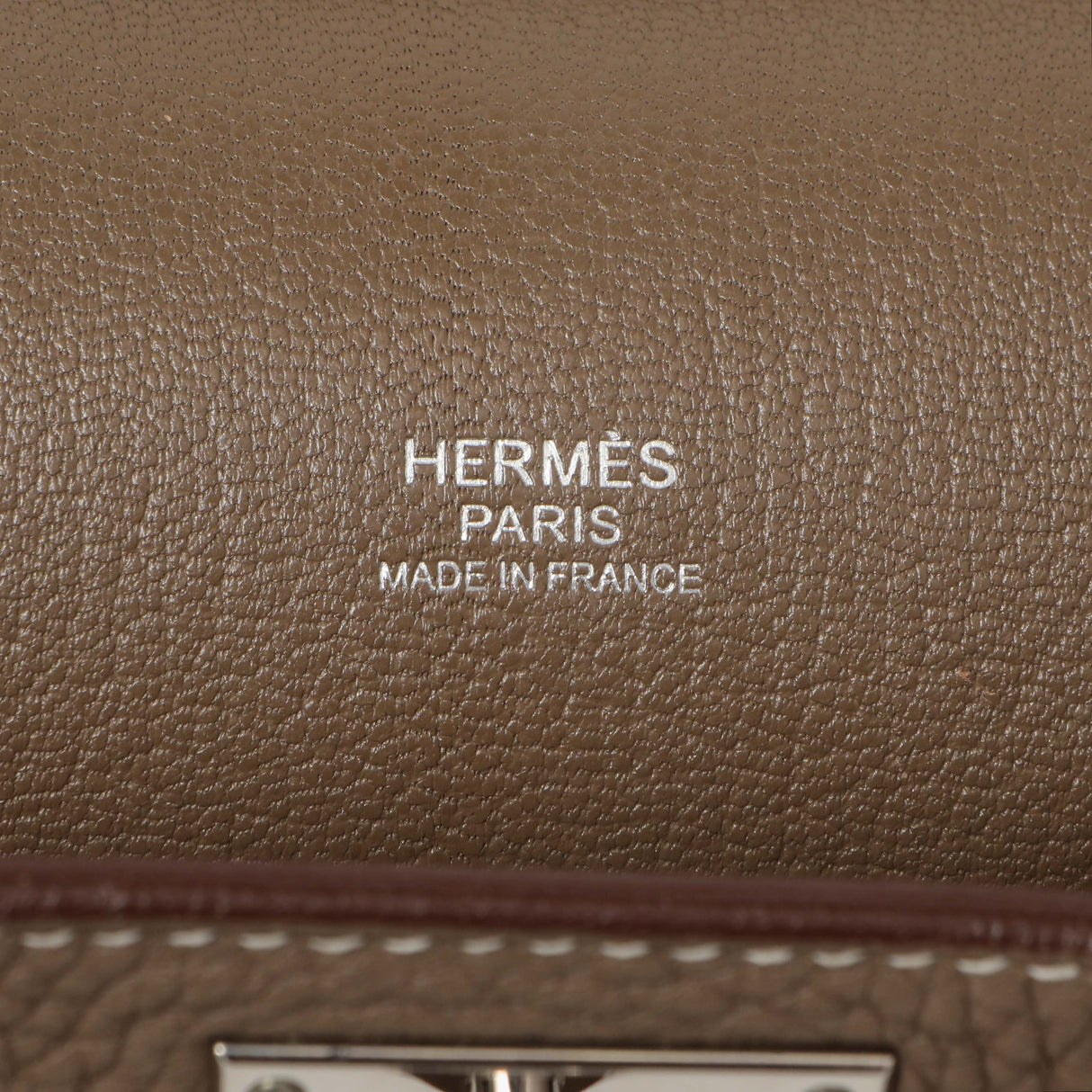 Hermes Etoupe Taurillon Clemence Jypsiere 31